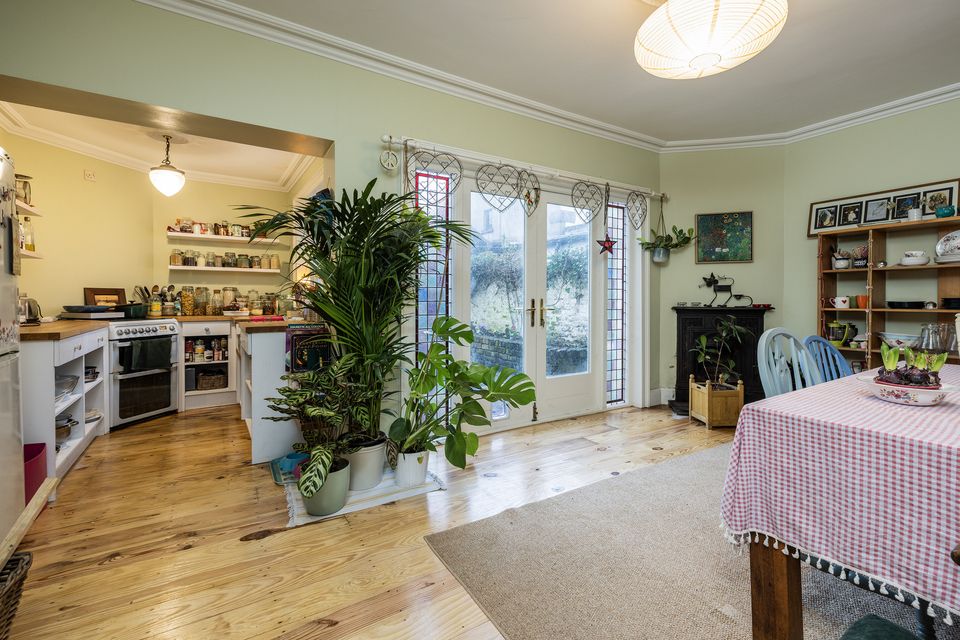 The kitchen and dining area of 17 Kenmare Parade, Phibsborough, Dublin 7